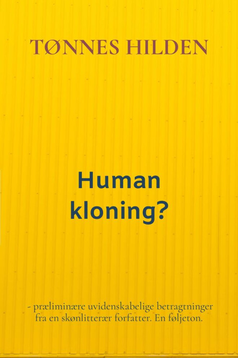 Omslag: Human kloning?