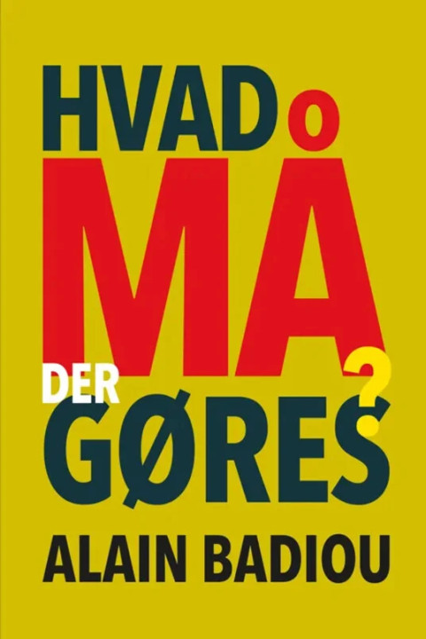 Omslag: Hvad må der gøres?