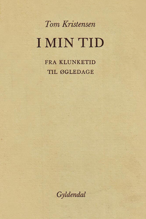 Omslag: I min tid