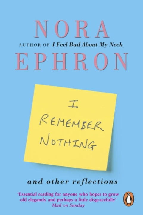 Omslag: I Remember Nothing and Other Reflections