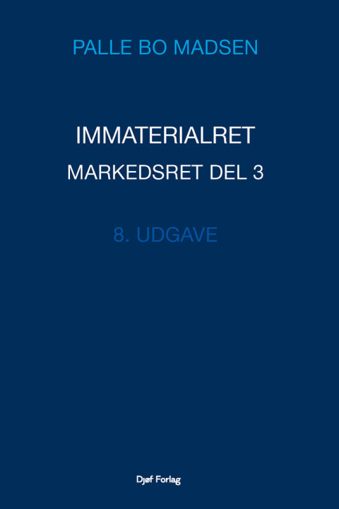 Omslag: Immaterialret