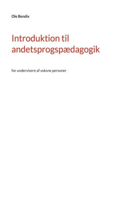 Omslag: Introduktion til andetsprogspædagogik