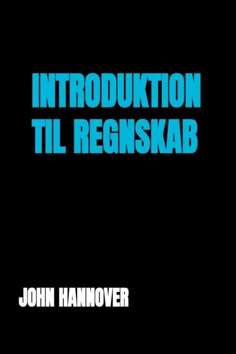 Omslag: Introduktion til REGNSKAB