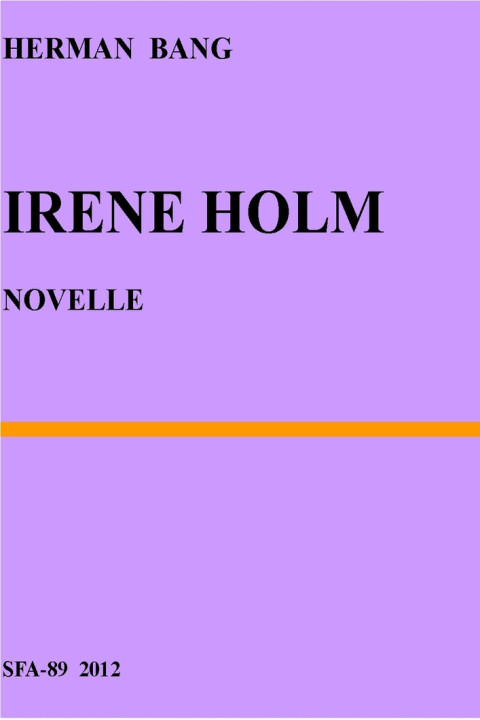 Omslag: Irene Holm