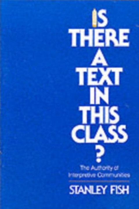 Omslag: Is There a Text in This Class?