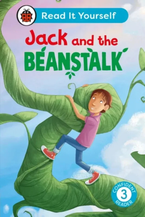 Omslag: Jack and the Beanstalk: Read It Yourself - Level 3 Confident Reader