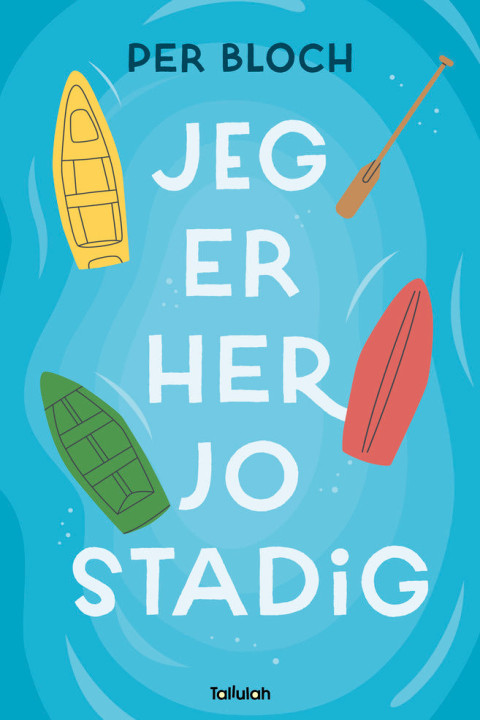 Omslag: Jeg er her jo stadig