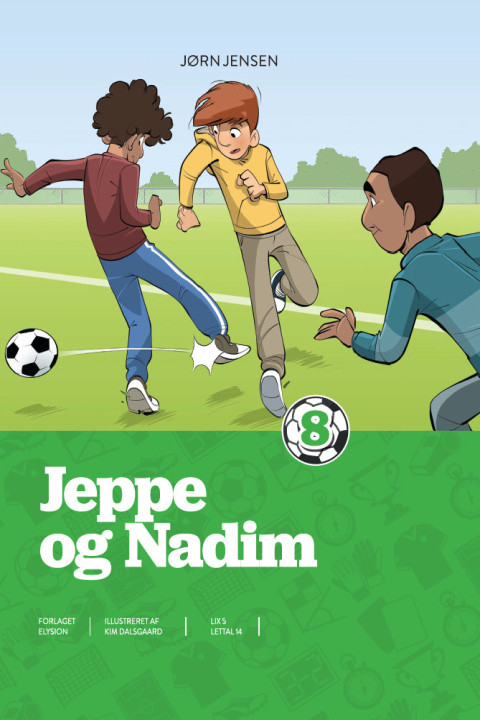 Omslag: Jeppe og Nadim - Jeppe 8