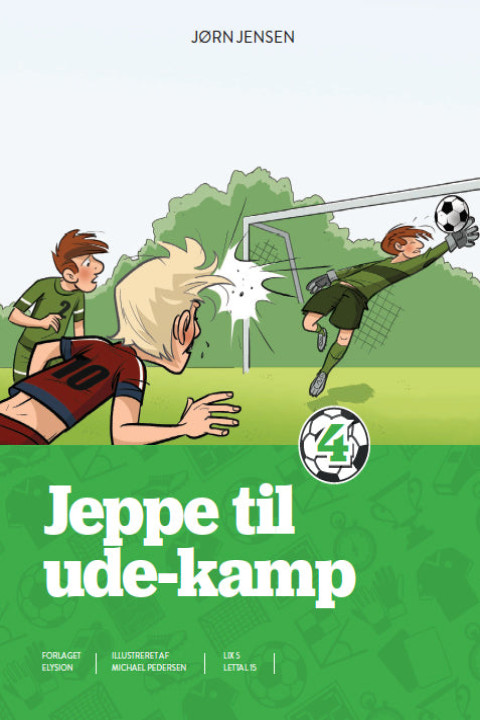 Omslag: Jeppe til ude-kamp - Jeppe 4
