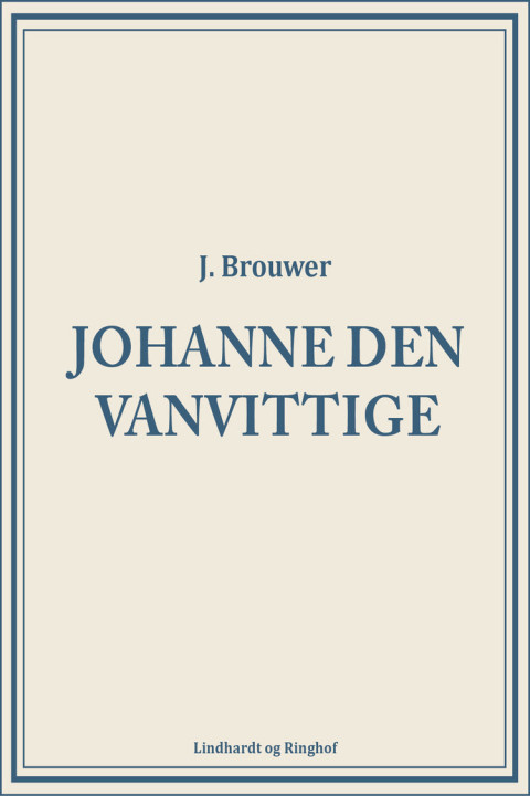 Omslag: Johanne den vanvittige