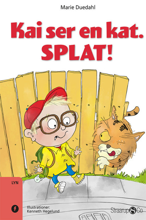 Omslag: Kai ser en kat, splat!