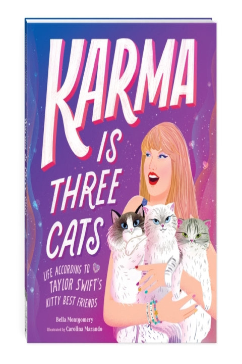 Omslag: Karma Is Three Cats