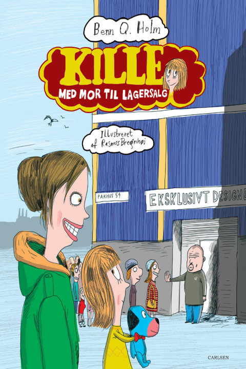 Omslag: Kille med mor til lagersalg
