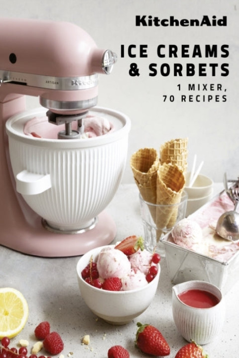 Omslag: KitchenAid: Ice Creams og Sorbets