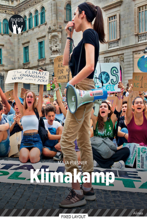 Omslag: Klimakamp, Sort Fagklub