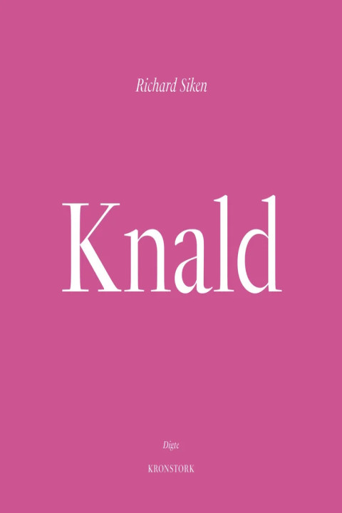 Omslag: Knald
