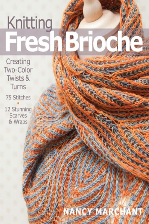 Omslag: Knitting Fresh Brioche