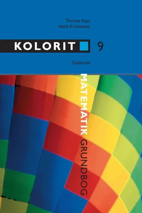 Omslag: Kolorit 9. klasse, grundbog