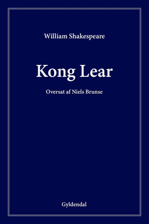 Omslag: Kong Lear