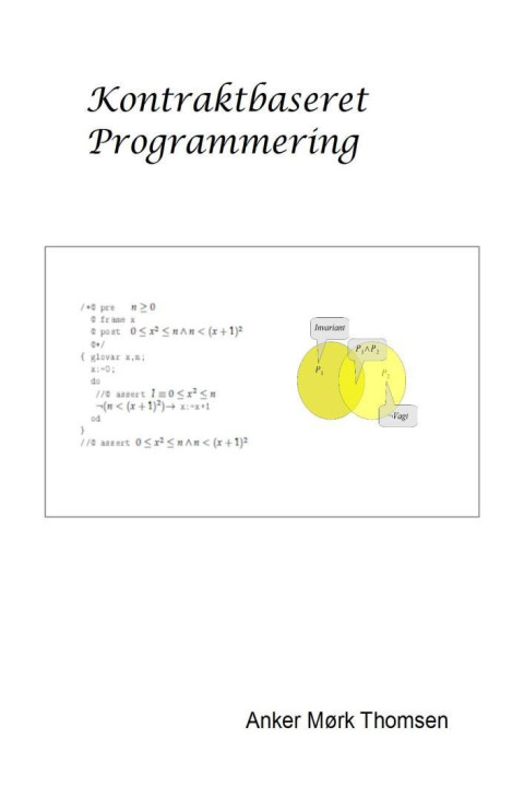 Omslag: Kontraktbaseret programmering