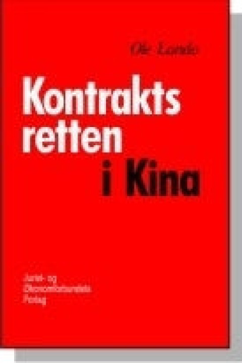 Omslag: Kontraktsretten i Kina