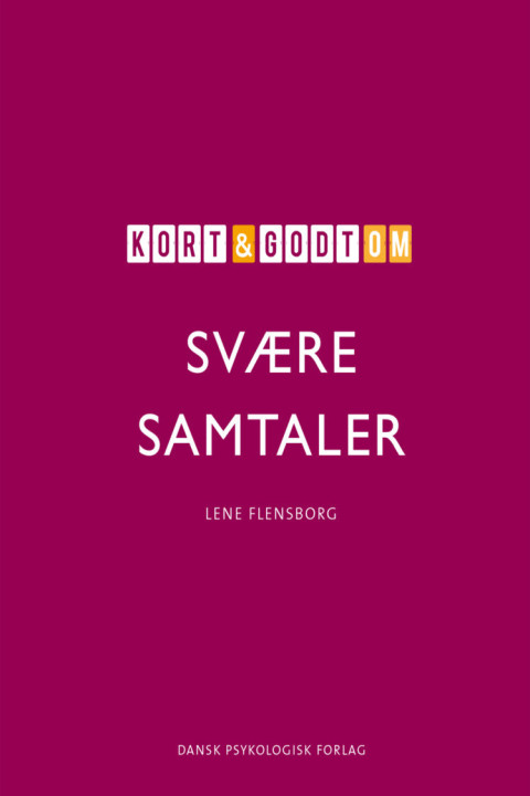 Omslag: Kort & godt om svære samtaler