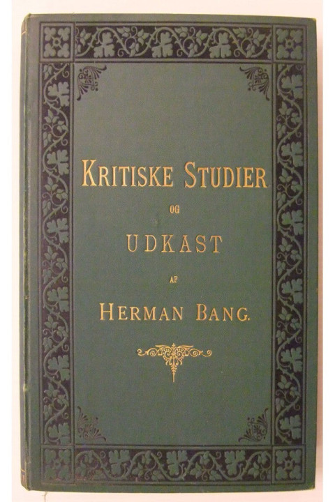 Omslag: Kristiske Studier og Udkast
