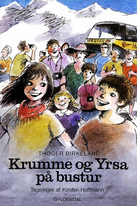 Omslag: Krumme og Yrsa på bustur