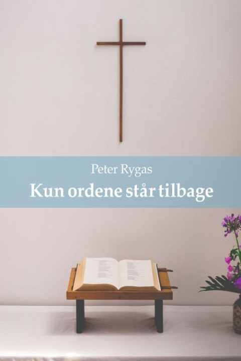 Omslag: Kun ordene står tilbage