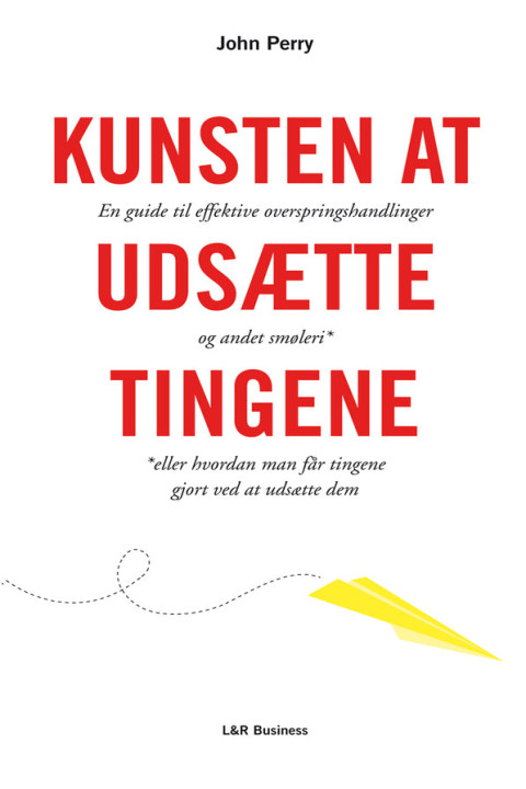 Omslag: Kunsten at udsætte tingene