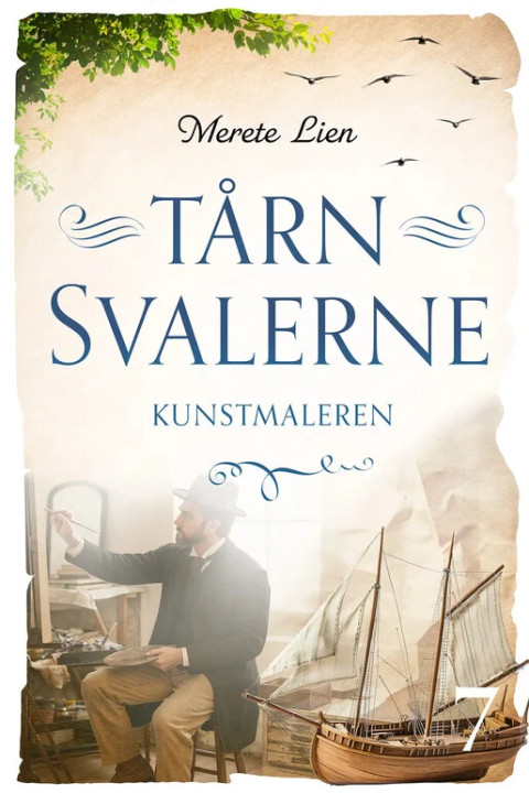 Omslag: Kunstmaleren - Tårnsvalerne 7