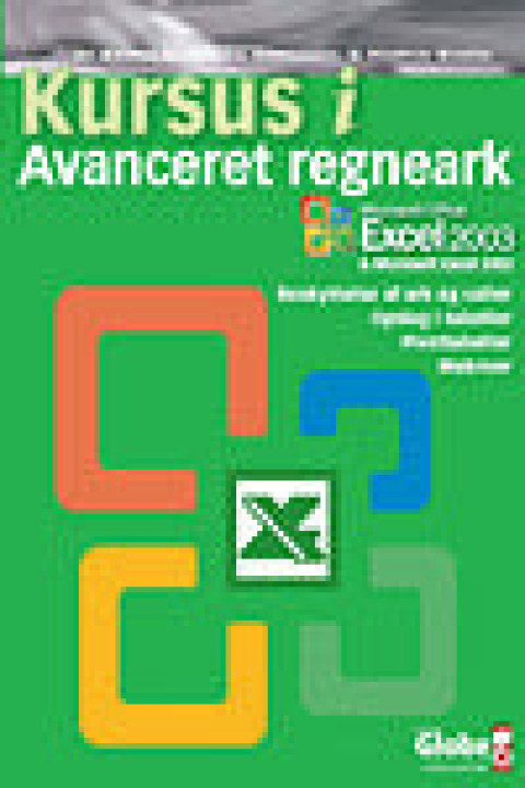 Omslag: Kursus i avanceret regnearkÂ : Excel 2002/2003