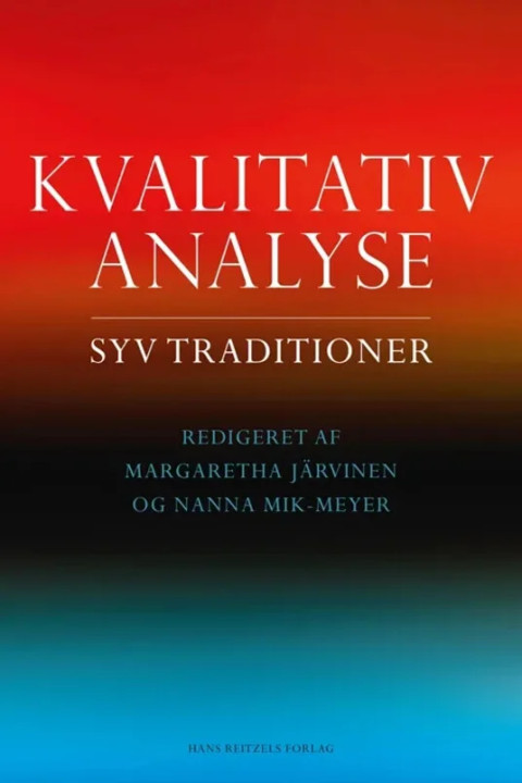 Omslag: Kvalitativ analyse - Syv traditioner