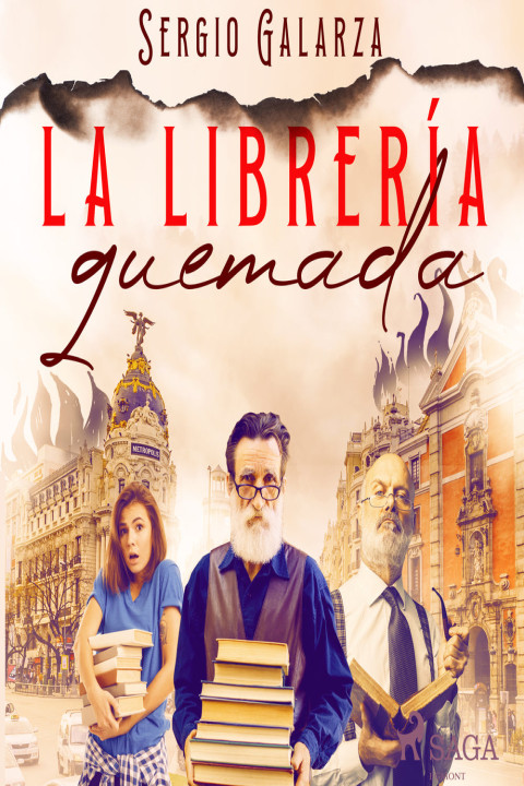 Omslag: La librerÃ­a quemada