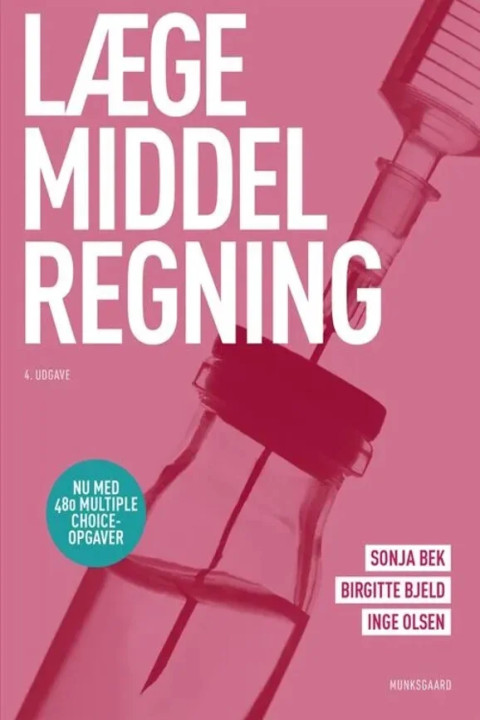 Omslag: Lægemiddelregning