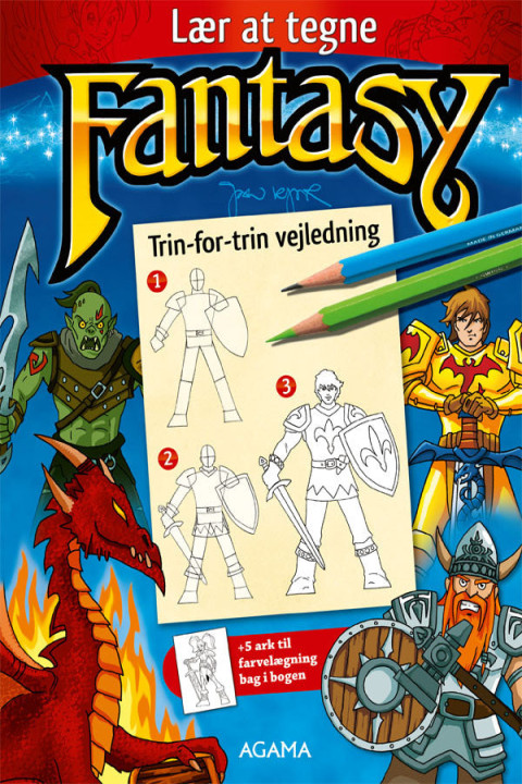 Omslag: Lær at tegne: Fantasy