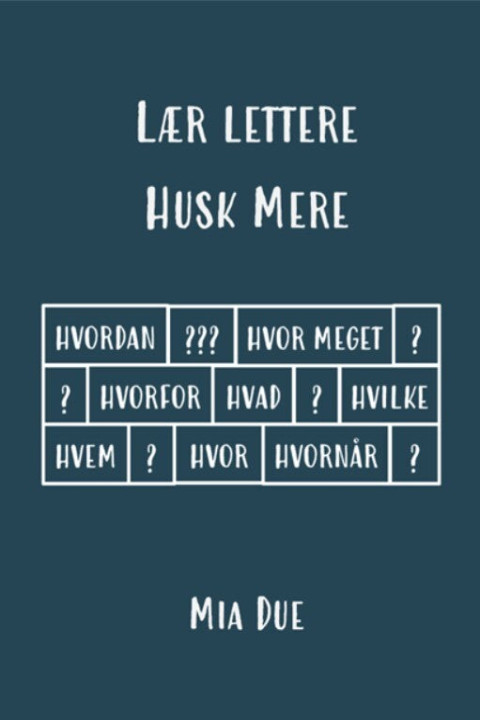 Omslag: LÆR LETTERE HUSK MERE
