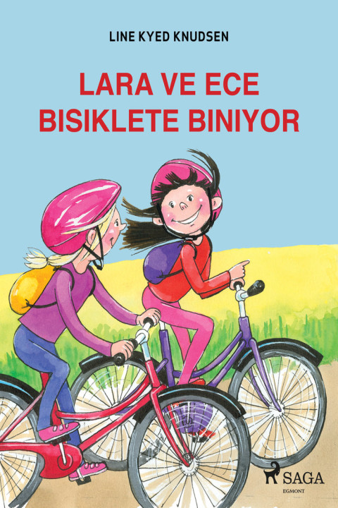 Omslag: Lara ve Ece Bisiklete Biniyor