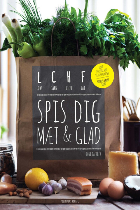 Omslag: LCHF - spis dig mæt og glad