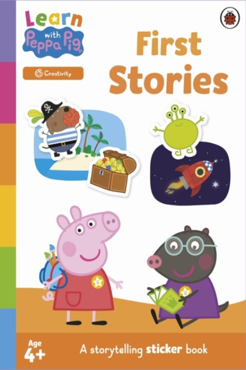 Omslag: Learn With Peppa: First Stories Sticker Activity Book