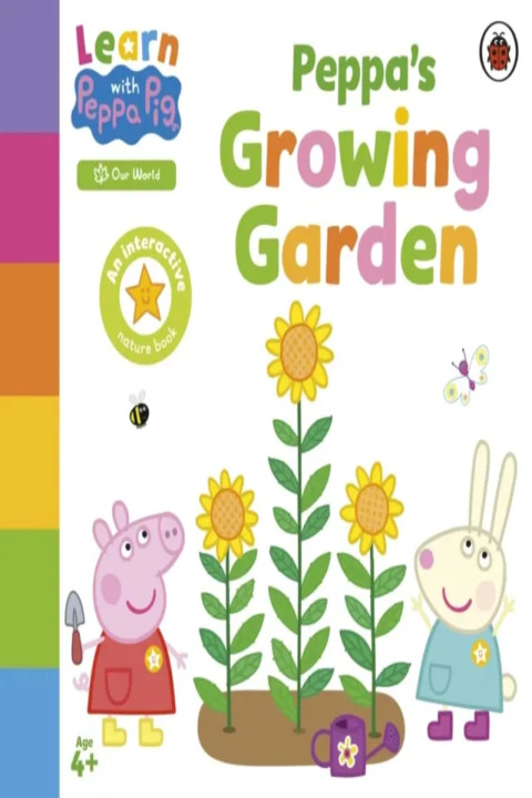 Omslag: Learn with Peppa: Peppas Growing Garden
