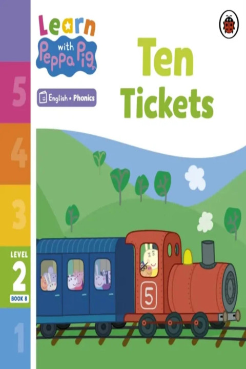 Omslag: Learn with Peppa Phonics Level 2 Book 8 Ten Tickets (Phonics Reader)