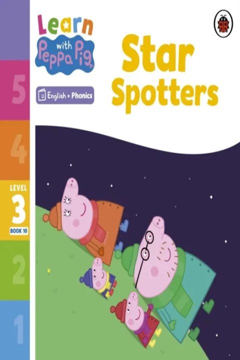 Omslag: Learn with Peppa Phonics Level 3 Book 10 Star Spotters (Phonics Reader)