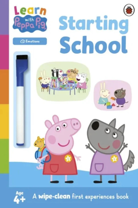 Omslag: Learn with Peppa: Starting School wipe-clean activity book