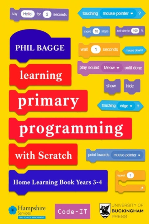 Omslag: Learning Primary Programming with Scratch (Home Learning Book Years 3-4)