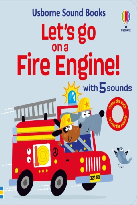 Omslag: Let's Go On A Fire Engine
