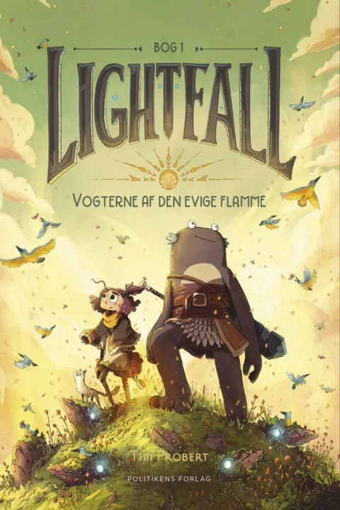 Omslag: Lightfall 1 - Vogterne af den evige flamme