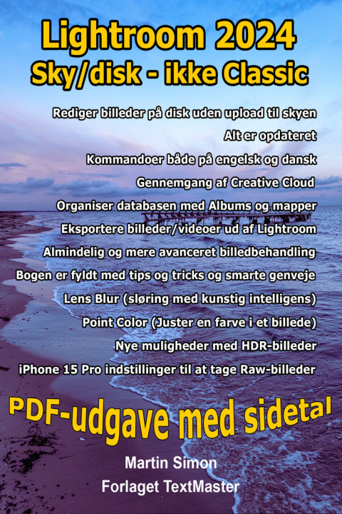 Omslag: Lightroom 2024 Sky/disk (ikke Classic)