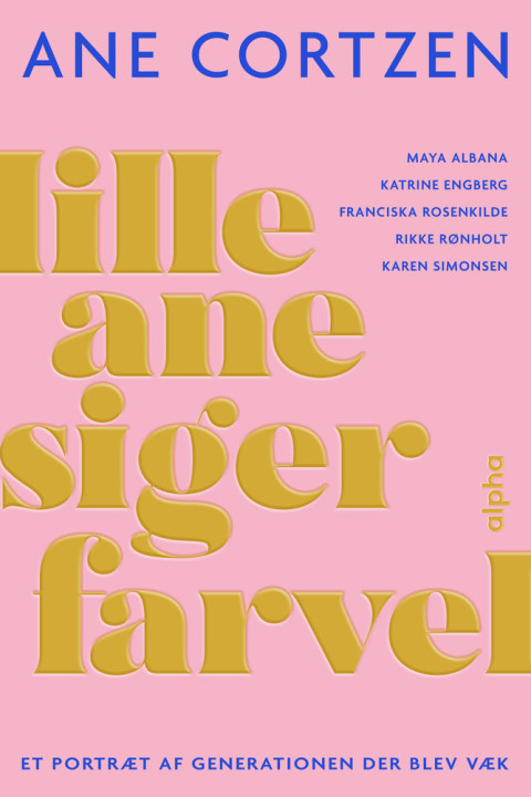 Omslag: Lille Ane siger farvel