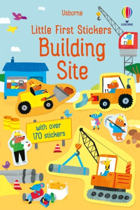 Omslag: Little First Stickers Building Site